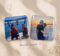 Custom Family Photo Fridge Magnets pack of 2