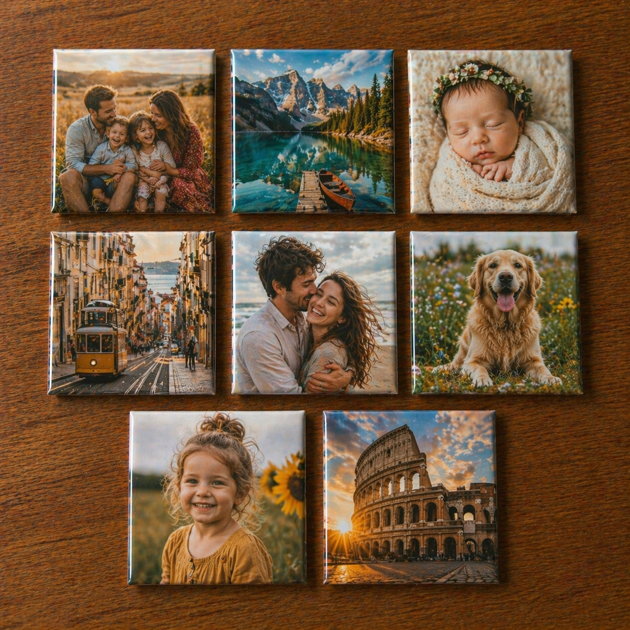 Customize Family Fridge Magnet (pack of 8)